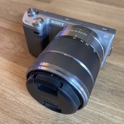 Sony NEX-5N Mirrorless Interchangeable Lens Touchscreen Camera With Sony E 18-55mm f/3.5-5.6 OSS lens
