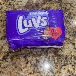 Luvs Size  1  New Package