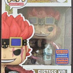 Funko Pop! One Piece Eustass Kid #1297 Shared Wondercon Exclusive