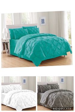 8 Piece Comforter set includes sheet set