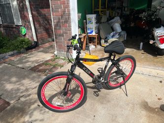 Kent KZR Mountain Bike Black Red Rims