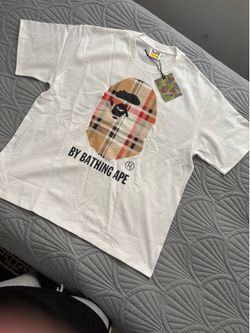 Bape X Burberry Shirt Collab Size XL