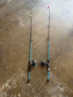 2 fishing poles