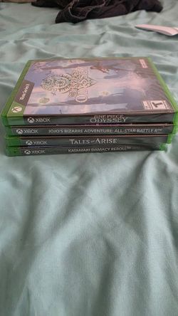 Anime Game Bundle for Xbox( Tales, One Piece, Katamari and Jojo's)