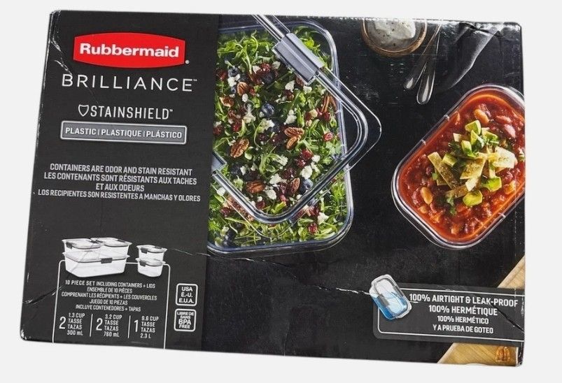 Rubbermaid Brilliance Tupperware