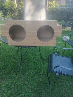 Dual 12inch subwoofer box custom