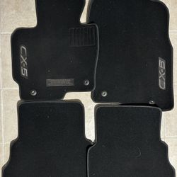 2017-2024 Genuine Mazda CX-5 OEM Floor Mats Set KBG6-68G40, 68G30, 68666, 68667