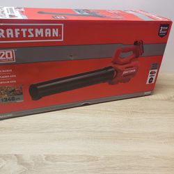 CRAFTSMAN 20V MAX Cordless Leaf Blower Kit with Battery & Charger Included  Lightly Used