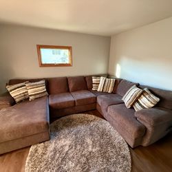 3 Piece Sectional Couch (Grey)