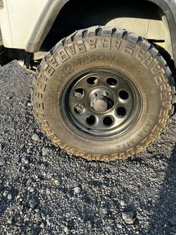 5 Wheels Only Black Rock 997B Wheels 