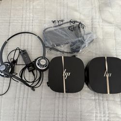 HP Dock Station And WFH Headset