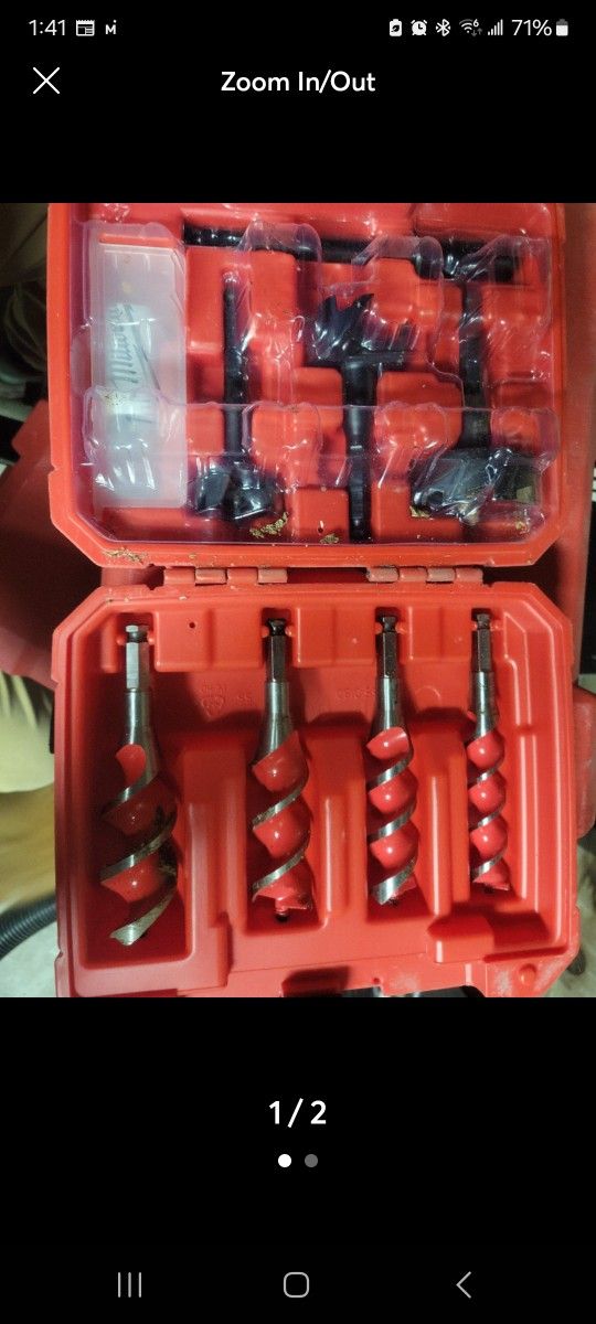 Milwaukee Drill Set Plumbers