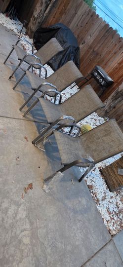 NEW Set of 4 Stackable Outdoor Patio Chairs – Backyard Creations
