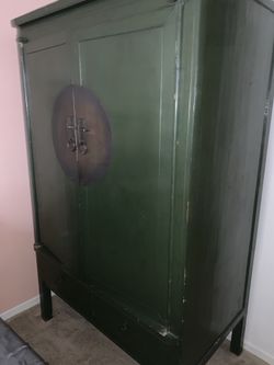 Classic Vintage Solid Wood Armoire