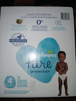 Brand new Pampers size 4. $20