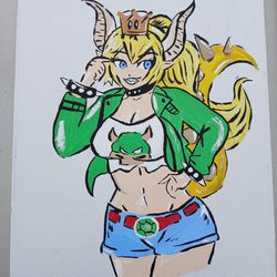 A Girl Version Of Bowser 