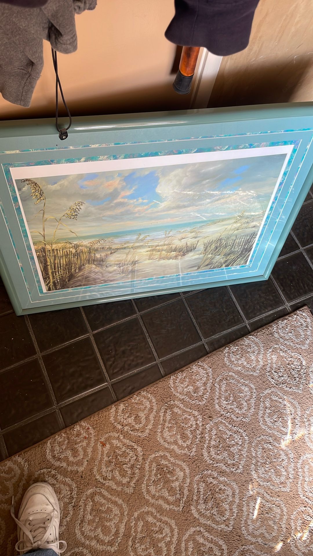 Framed Coastal Print Betty Mitchell