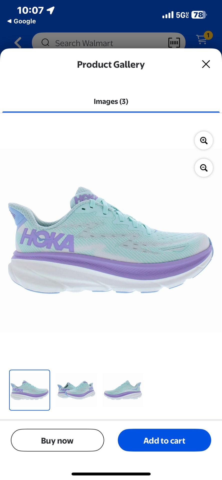 Hoka One One Clifton 9 Women’s Running Shoes 7.5