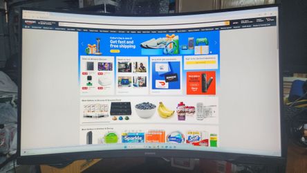 Samsung curved monitor