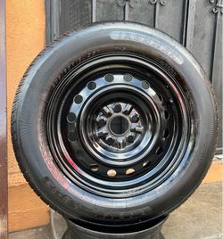 1  GOOD USED RIM & TIRE FOR SPARE TOYOTA CAMRY 16X6 1/2  5X4.5 205/65R16 IRONMAN TIRE $50 PICKUP ONLY