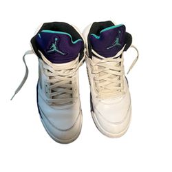 Jordan Grape 5’s, Size 11.5 - Decent Condition, Fast Shipping