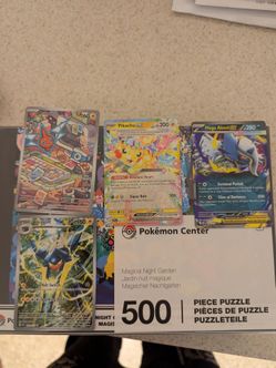 Pokemon puzzle 500 ct + cards
