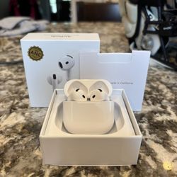 AirPods 4th Generation With Active Noise Cancellation And Spacial Sound. 
