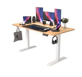 Electric height adjustable standing desk
