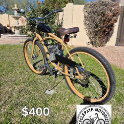 Not Electric Bike Motorized Bicycle Motor Bike Gas Bike Beach Cruiser Moped Delivery Available