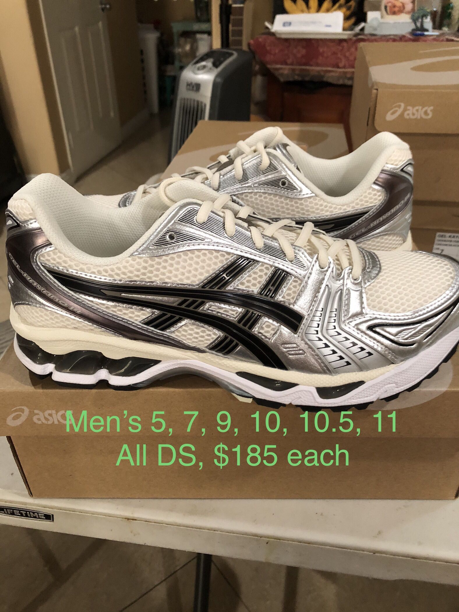ASICS Gel-keyano 14 Black Cream Men’s Various Sizes, All DS Deadstock