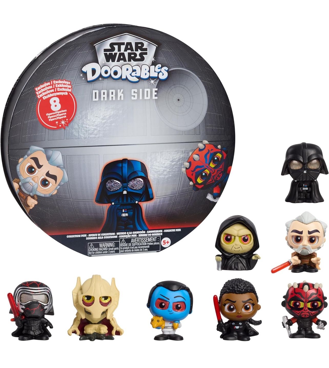 STAR WARS Doorables Dark Side Collection Peek, Collectible Figures, Amazon Exclusive, Toy for Teens, Adults, Boys, Girls, Kids, Ages 5 and Up, Kids To