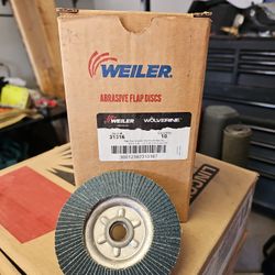 Weiler Abrasive Flap Discs (80 Grit) 10 In A Box