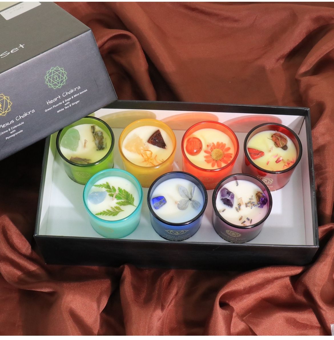 Amazing Crystal Scented Candles  Box x7