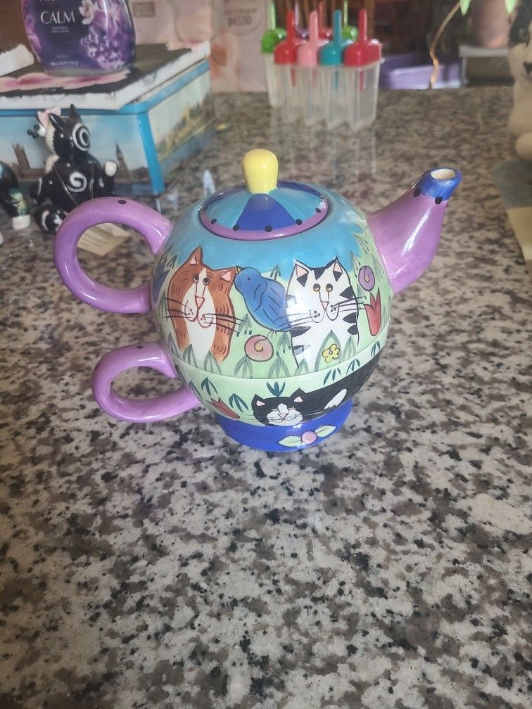 Cat Tea Pot 2001