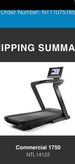 NordicTrack Commercial 1750 Treadmill – Excellent Condition