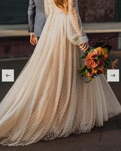 Willowby by Watters Jeweled Long Sleeve Wedding Dress 18W