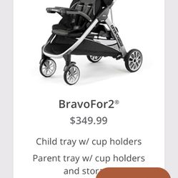Baby Double Stroller 