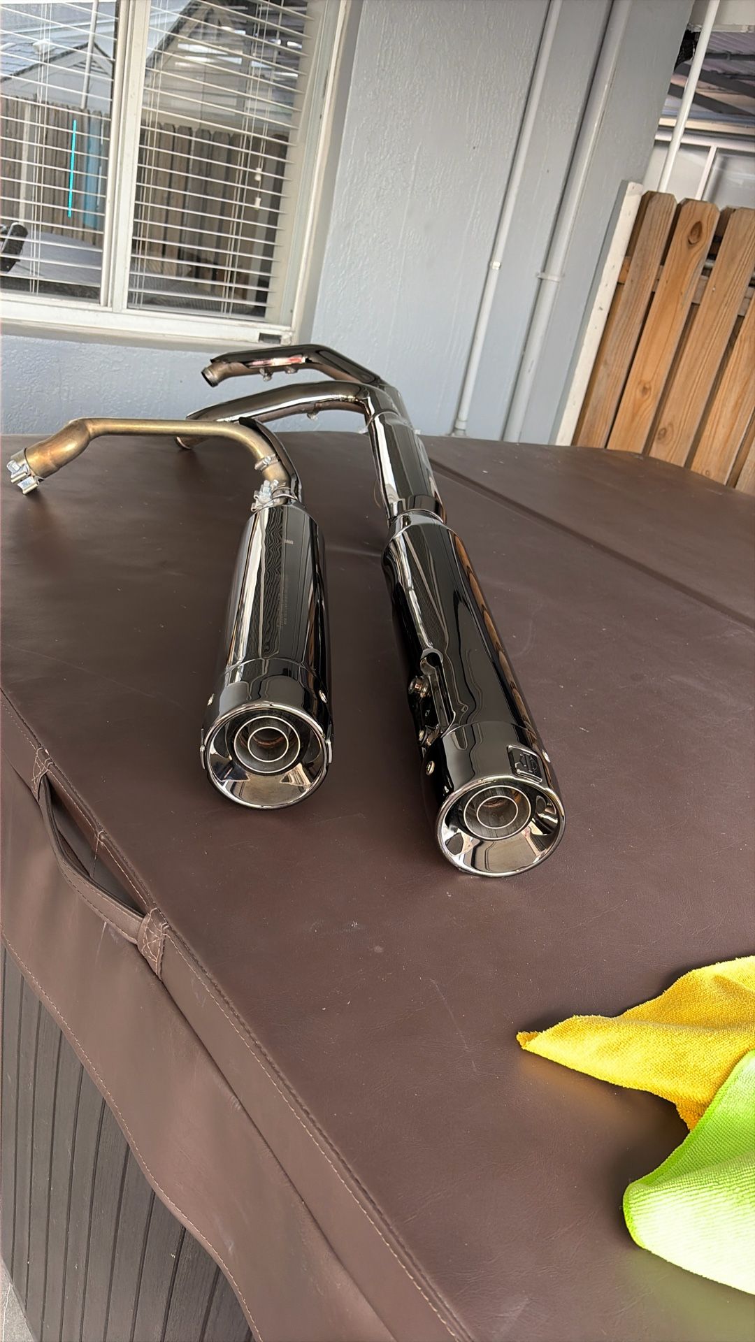Harley Davidson BlackWorks full exhaust from a CVO