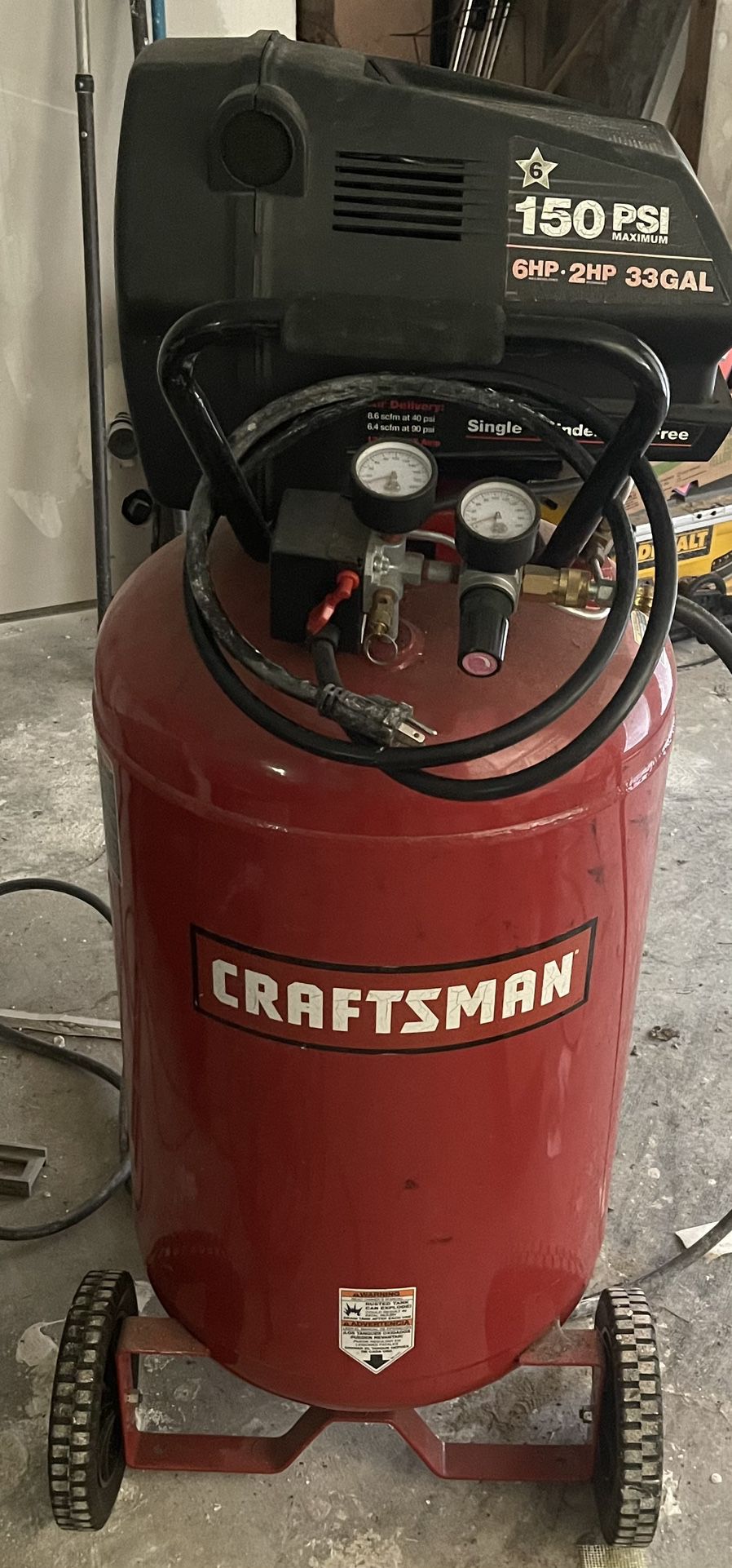 Craftsman 33 Gallon Compressor 