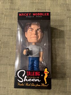 2011 Talking Charlie Sheen Wacky Wobbler Winning Era Tigers Blood