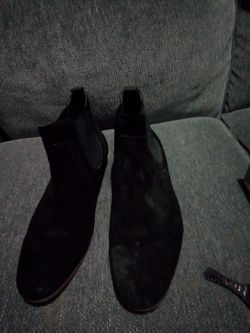 Suede chelsea boots