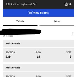Kanye Tickets Sofi 4/03