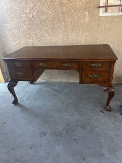 Vintage Pedestal Desk
