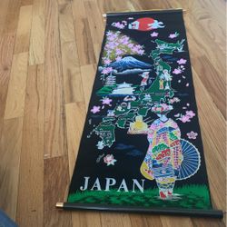 Wall hanging of Japan