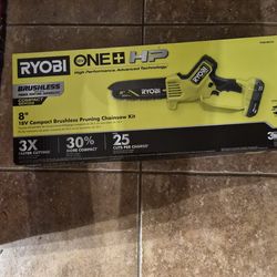Robin 8" cordless chainsaw NEW IN BOX