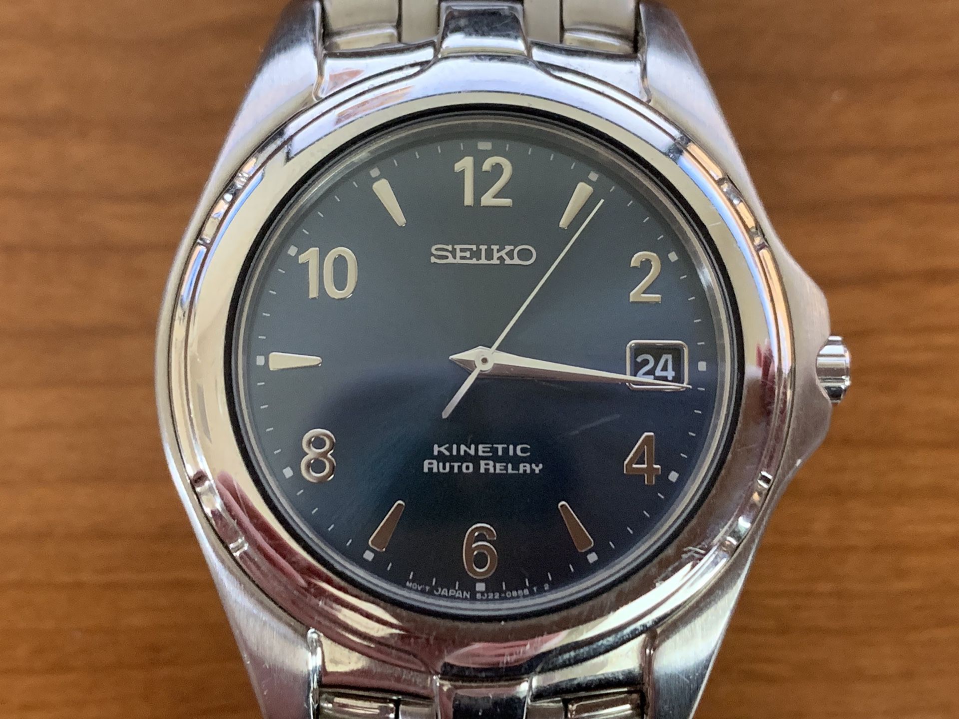 Seiko Kinetic Cal. 5J22-0B69 Watch (Stainless Steel w/ Blue Dial/Face for  Sale in Chandler, AZ - OfferUp