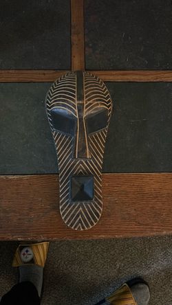 Carved Wooden African Tribal Mask