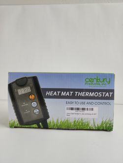 Century Digital Seedling Heat Mat Reptile Thermostat Temperature Controller.

Century Digital Seedling Heat Mat Reptile Thermostat Temperature Control