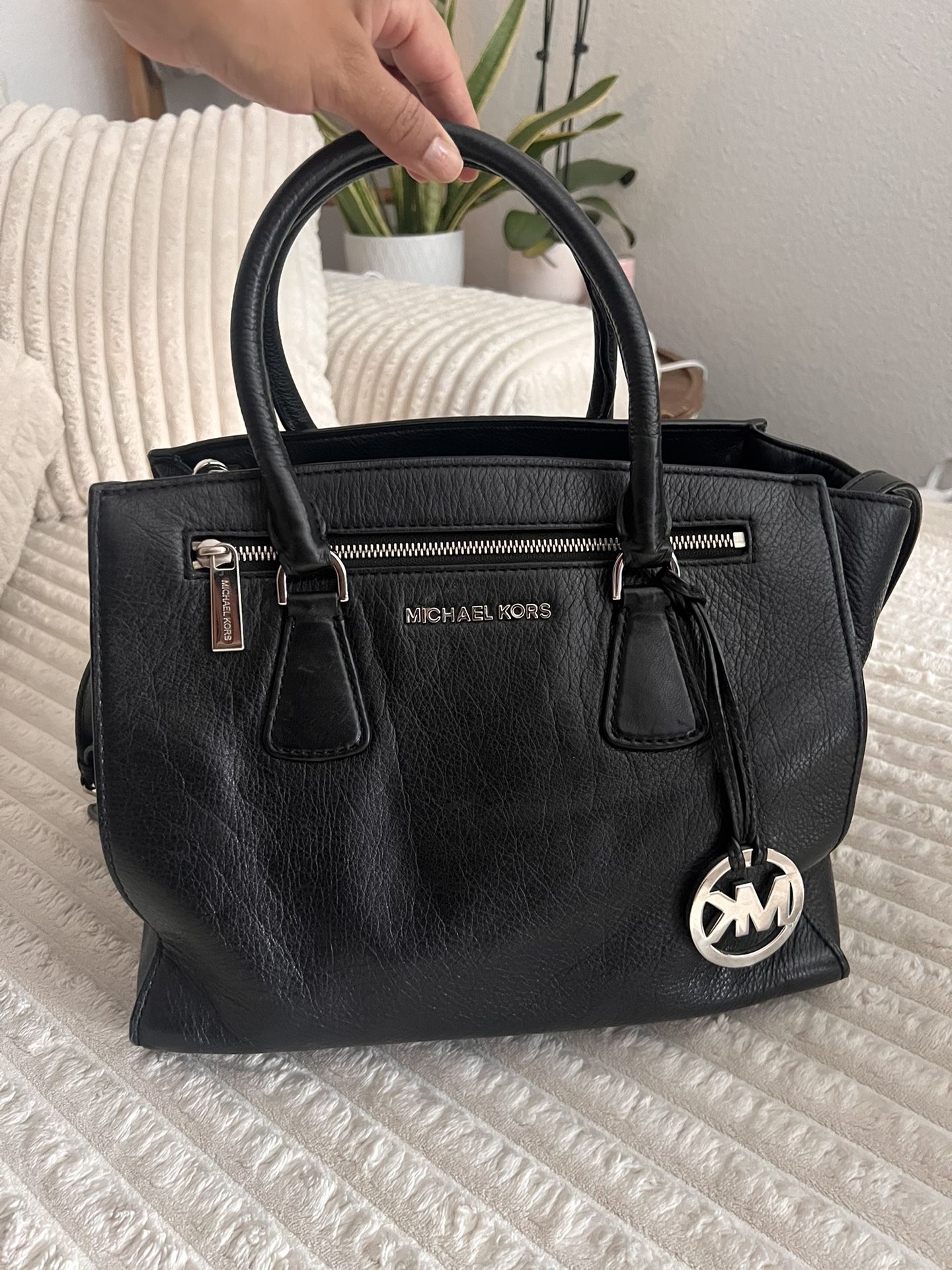 Michael Kors Black Leather Handbag
