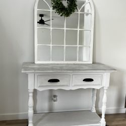 Console Entry Table AND Mirror (price For Both)